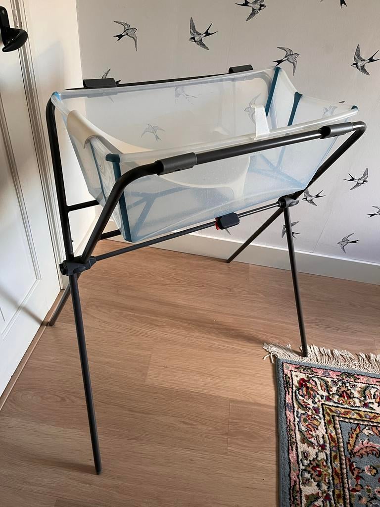 Stokke flexi bath met standaard., Kinderen en Baby's, Badjes en Verzorging, Gebruikt, Badje, Standaard, Ophalen