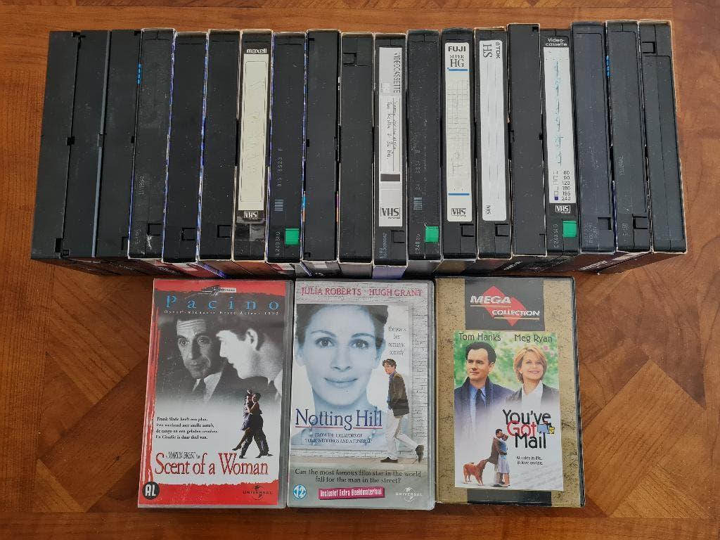 Videobanden - leeg, te wissen, films, Alle leeftijden, Ophalen, Gebruikt, Komedie