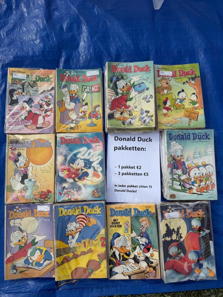 Donald Duck pakketten - 15 stripboeken per pakket!, Meerdere stripboeken, Ophalen of Verzenden, Gelezen