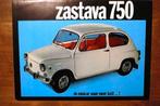 Brochure Zastava 750, Ophalen of Verzenden, Zo goed als nieuw, Overige merken