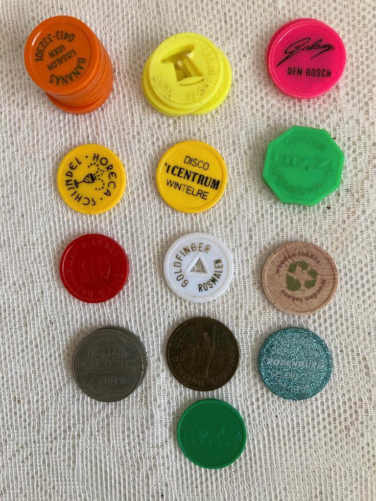 Discotheek - drank & automaat munten, Verzamelen, Ophalen of Verzenden, Gebruikt