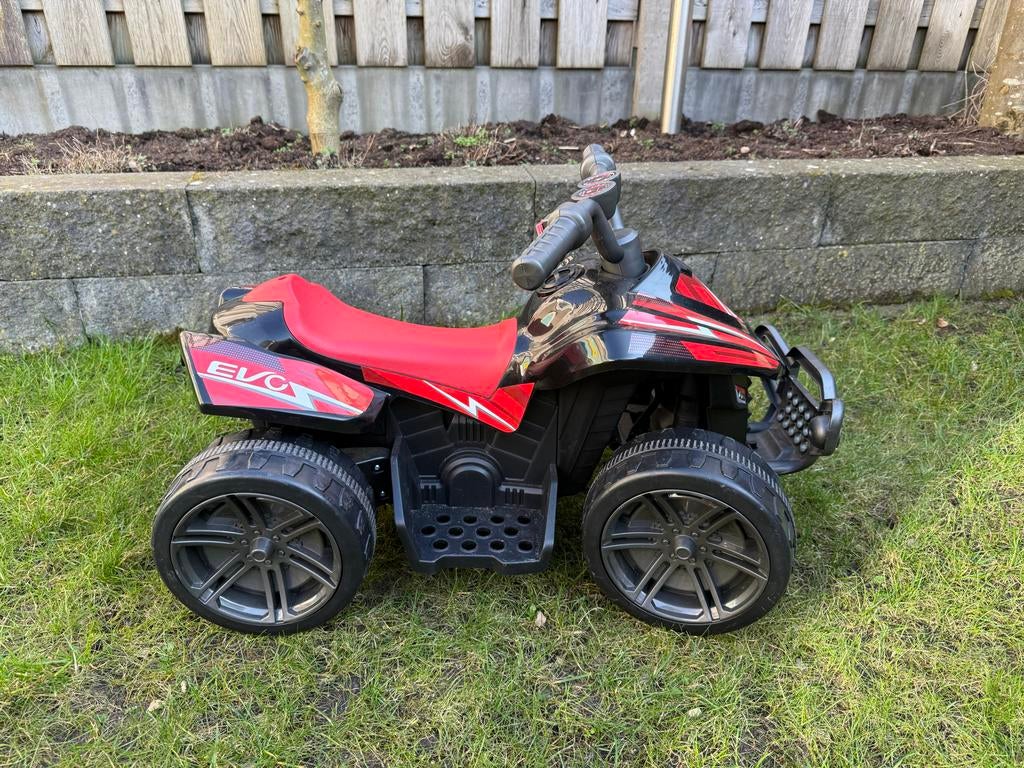 Elektrische speelgoedauto voor kinderen - Rood/Zwart, Ophalen, Zo goed als nieuw