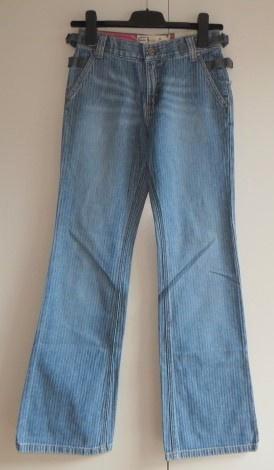 Nieuwe spijkerbroek Fransa rechte pijpen prints 164 -26 inch, Kinderen en Baby's, Kinderkleding | Maat 164, Nieuw, Meisje, Broek