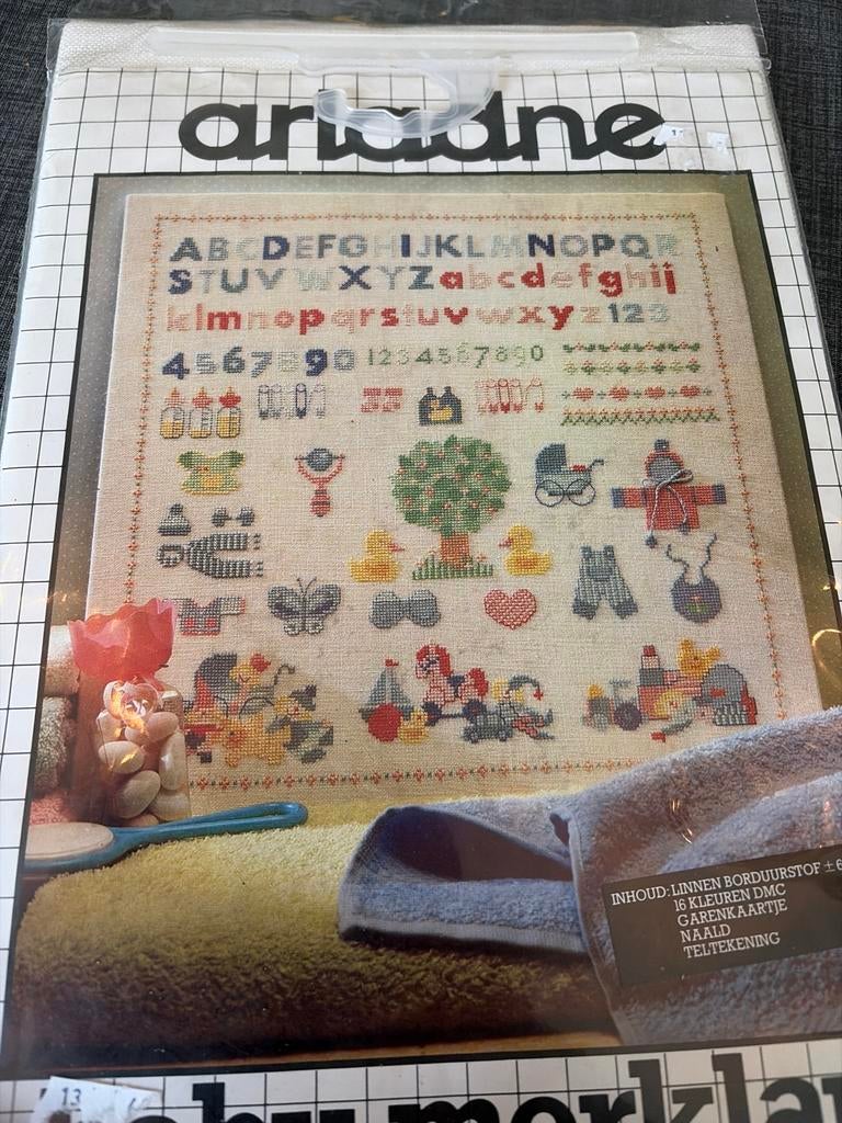 Compleet Borduurpakket Ariadne Baby Merk Lap, Ophalen of Verzenden, Nieuw, Handborduren, Borduurpakket