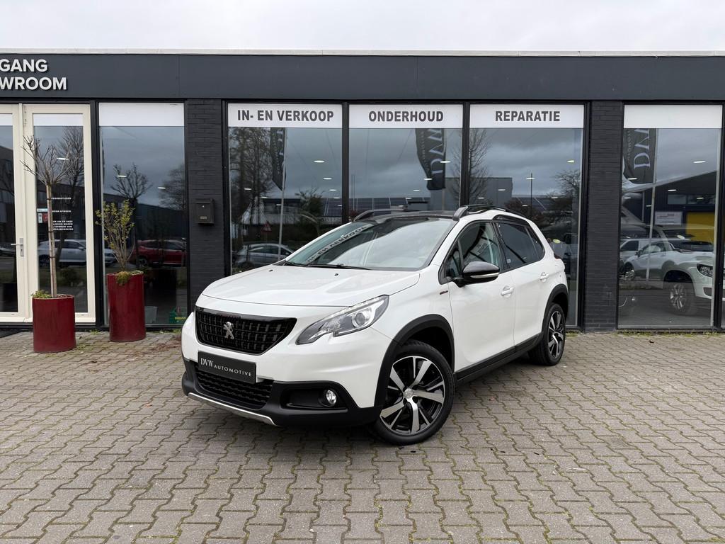 Peugeot 2008 1.2 PureTech GT-Line, Auto's, Peugeot, Voorwielaandrijving, Gebruikt, Zwart, 1199 cc