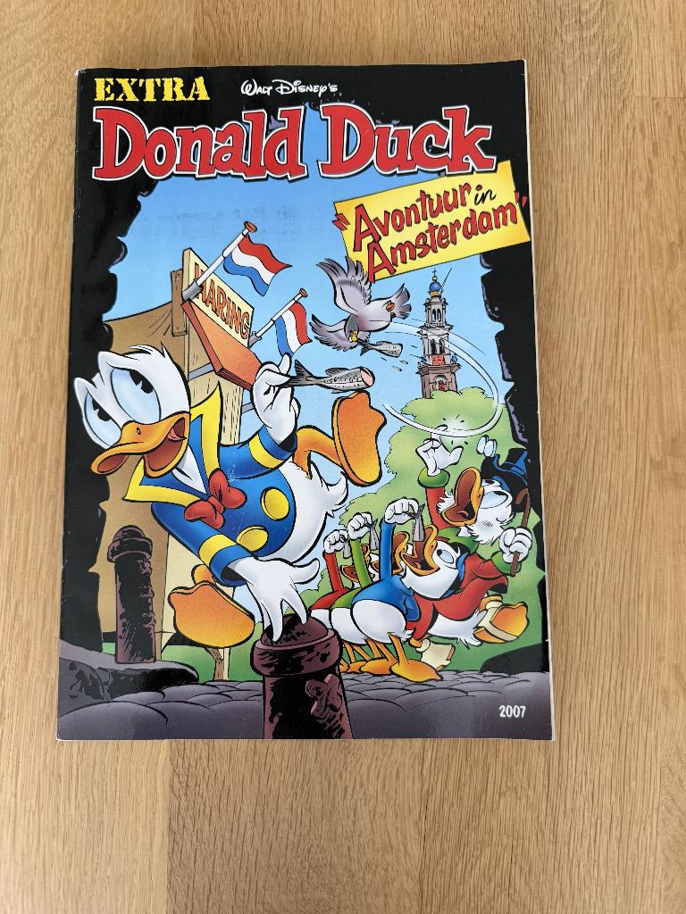 Donald Duck: avontuur in Amsterdam (2007), Eén stripboek, Ophalen of Verzenden, Zo goed als nieuw