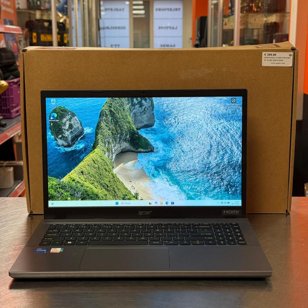 ACER Extensa 15 EX215-55-51WD 15'' i5 12th 16GB 512SSD, Computers en Software, Windows Laptops, Acer, Zo goed als nieuw, Support@acer.com