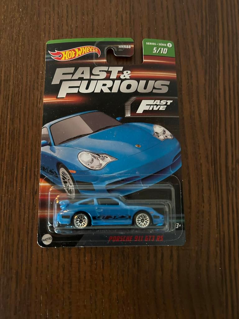 Hot Wheels Fast & Furious Porsche 911 GT3 RS, Ophalen of Verzenden, Nieuw, Auto