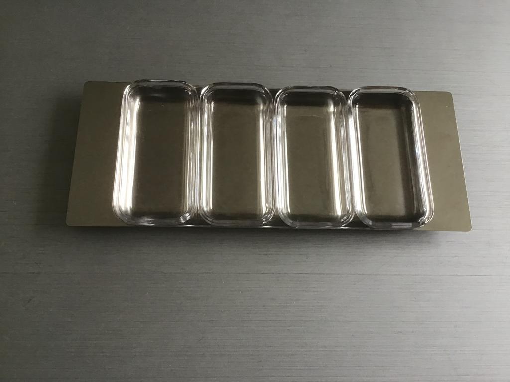 Alessi Programma 8 tray/serveerschaal ; Sargiani & Helander, Ophalen of Verzenden, Overige typen, Gebruikt, Metaal