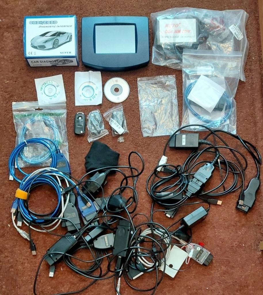 Digiprog 4 OBD2, CAS4 R270+, programmers, sleutels, VAG12, Ophalen of Verzenden, Gebruikt