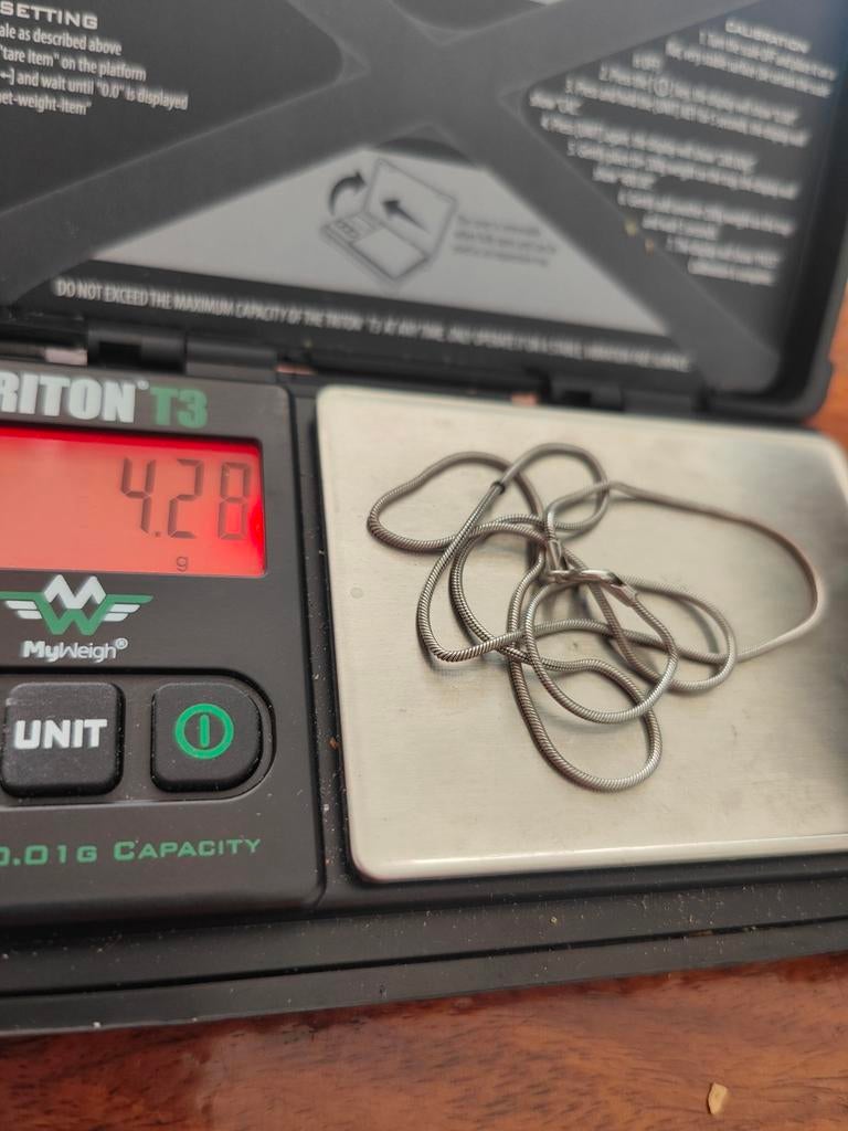 Zilveren ketting, Sieraden, Tassen en Uiterlijk, Ophalen of Verzenden