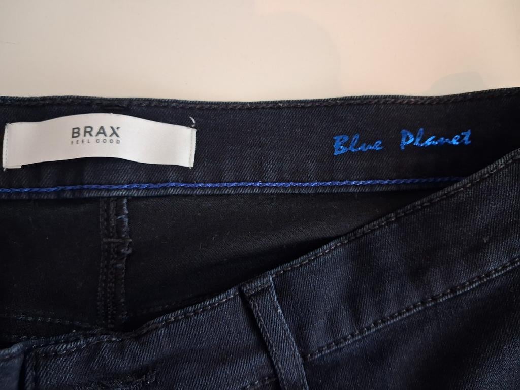 Brax damesbroek donkerblauw, Ophalen of Verzenden, Zo goed als nieuw, Blauw, Lang