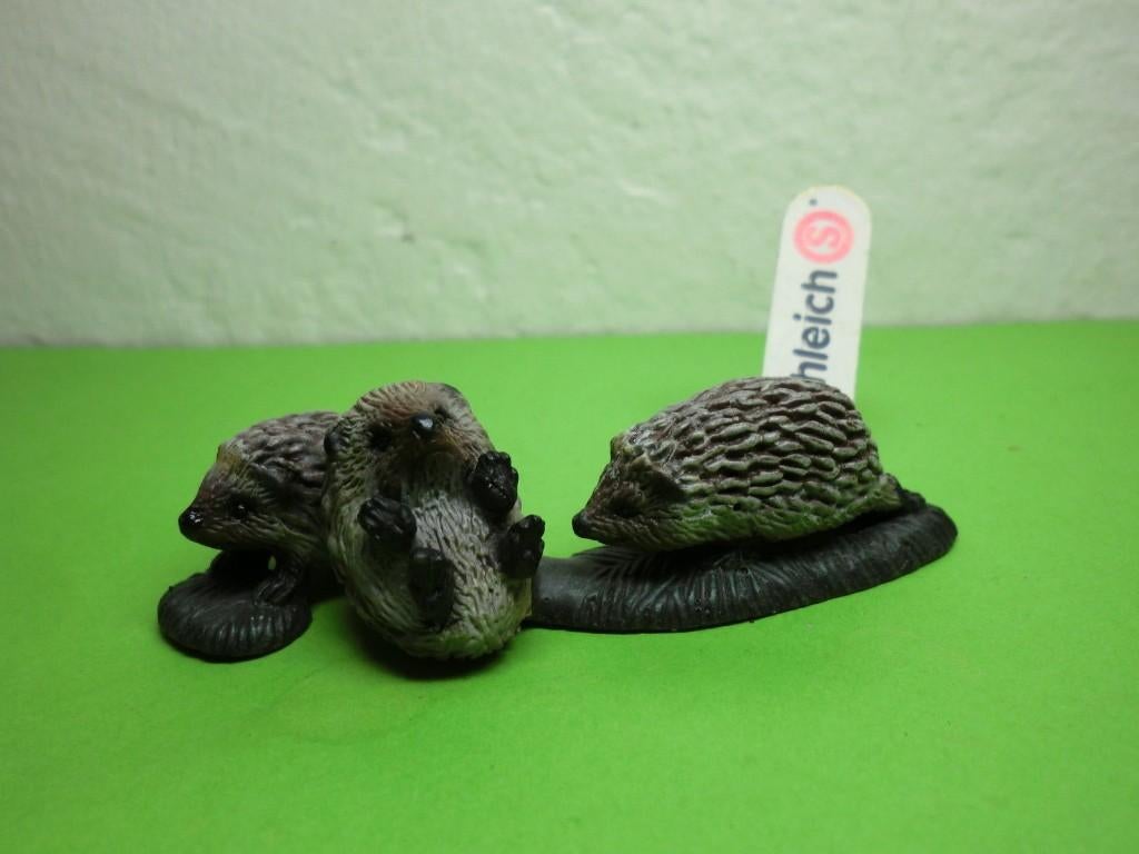 Schleich 14623 jonge egels, dierfiguur, Ophalen of Verzenden, Gebruikt, Overige soorten, Beeldje of Figuurtje