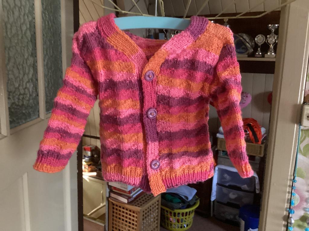 Gekleurde Lola wibra, Kinderen en Baby's, Babykleding | Maat 62, Ophalen, Nieuw, Meisje, Truitje of Vestje