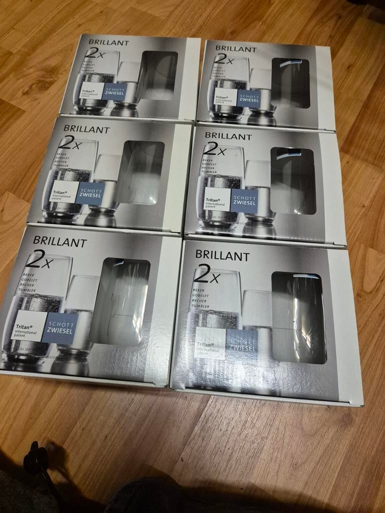 Schott Zwiesel Brillant glazen., Verzamelen, Glas en Borrelglaasjes, Ophalen, Nieuw, Overige typen