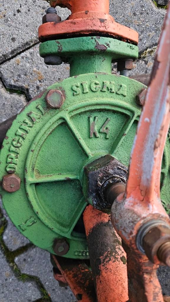 Vleugelpomp Sigma K4, Ophalen, Gebruikt