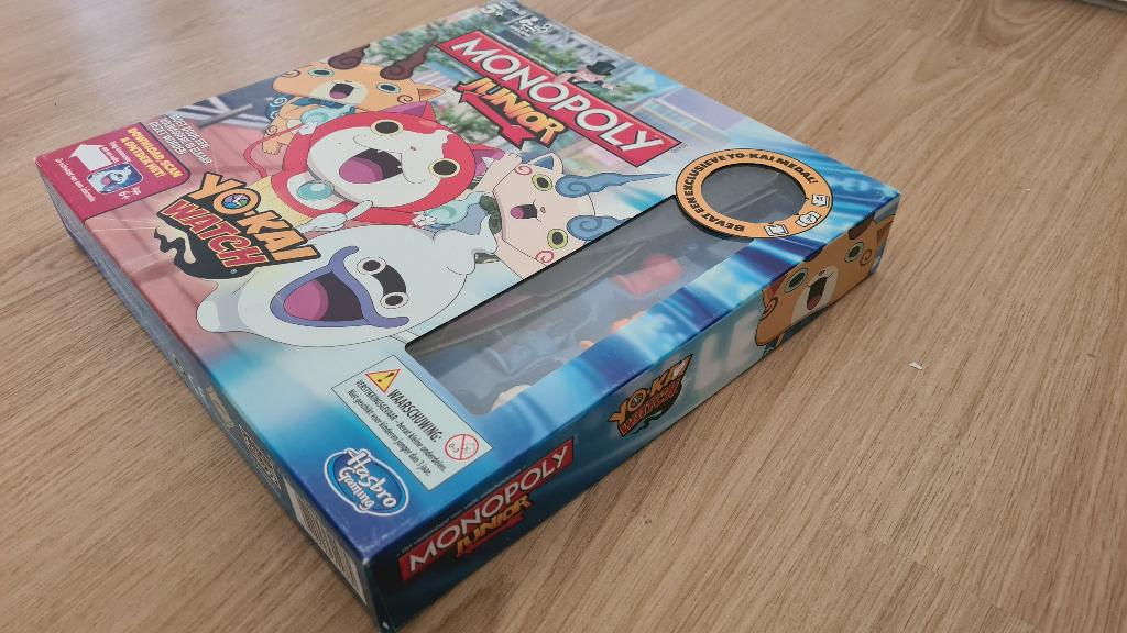 Yo Kai monopoly Junior, Een of twee spelers, Ophalen of Verzenden, Gebruikt, Hasbro