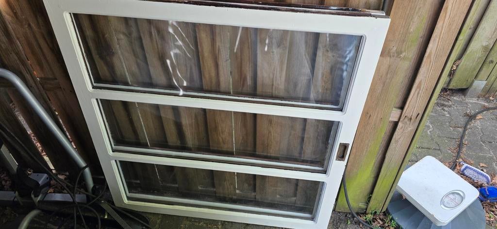 Twee schuifdeuren met glas, Doe-het-zelf en Verbouw, Glas en Ramen, Ophalen