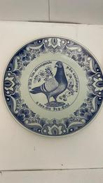 Delftsblauwe borden Duiven kampioen, Ophalen of Verzenden