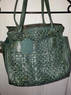 Bear Design leren tas groen leer, Ophalen of Verzenden, Zo goed als nieuw, Groen, Schoudertasje