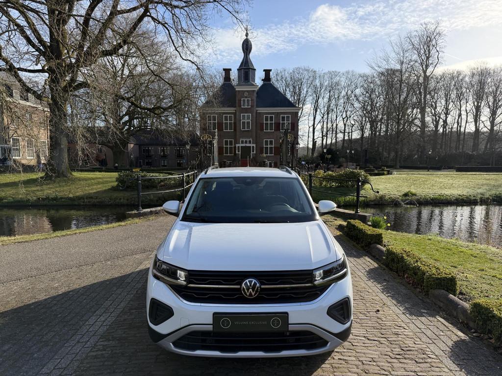 Volkswagen T-Cross 1.0 TSI Life Edition | Clima | Adaptive C, Auto's, Volkswagen, Gebruikt, 116 pk, Wit, LED verlichting