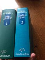 Frysk wurdboek 2 dielen / gebruikerssporen / kleurverschil, Ophalen of Verzenden