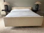 Boxspring Breed 200 cm x Lang 220 cm elektrisch verstelbaar, Ophalen, Gebruikt, Tweepersoons, Overige maten
