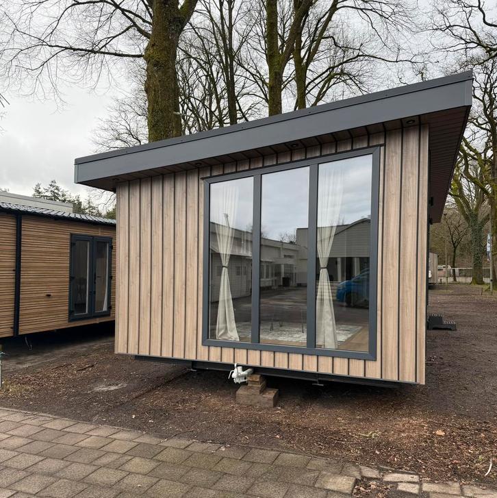 Chalet te koop : Evolution Solas 1200x400, Caravans en Kamperen, Stacaravans, tot en met 4, Ophalen of Verzenden