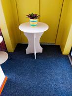 bloemen tafeltje, Minder dan 55 cm, Gebruikt, Rond, Hout