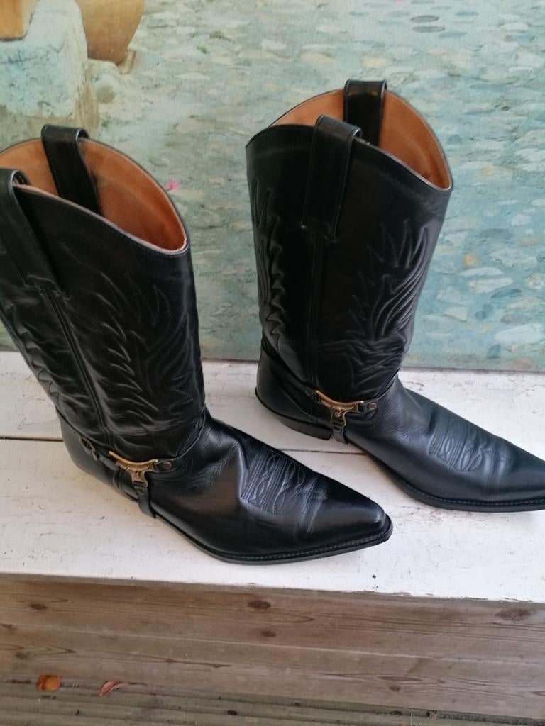 Cowboy laarzen heren maat 44, Ophalen of Verzenden, Zwart, Boots