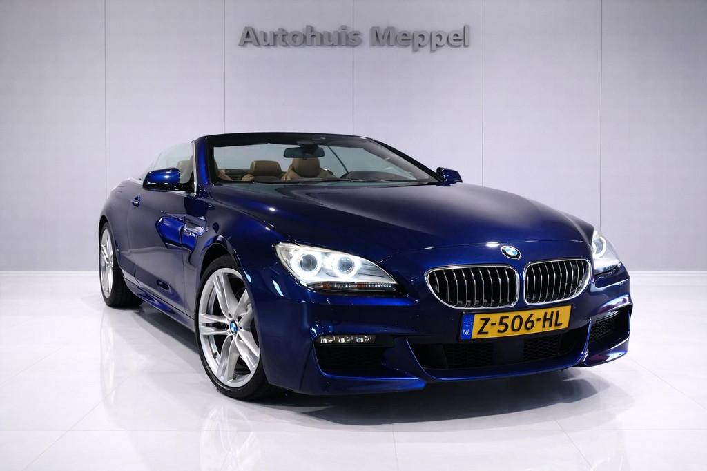 BMW 6 Serie 650i Cabrio M-Sport*B&OSound*Trekhaak*NightVisio, Automaat, Gebruikt, Cabriolet, 120 €/maand