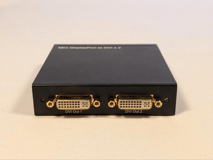 Mini DisplayPort naar DVI Adapter – Dual DVI (x2), Computers en Software, Vintage Computers, Ophalen of Verzenden