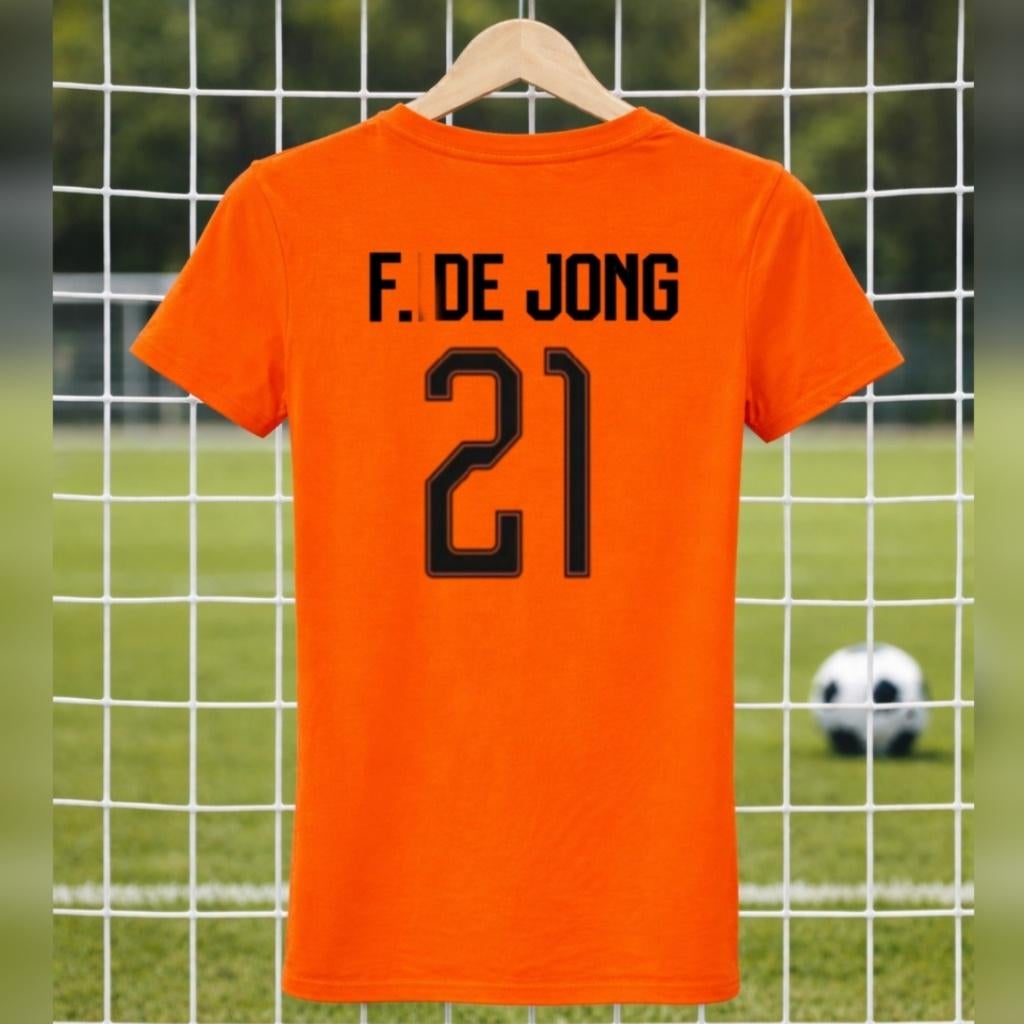 Oranje Shirt met Eigen Naam & Nummer | XS t/m 5XL | UNIEK!, Verzenden, SH1RTS & SUGAR, Maat 42/44 (L), Nieuw