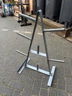 Opberg rek halter schijven 28-30 mm, Ophalen, Halterschijven, Gebruikt, 30 mm