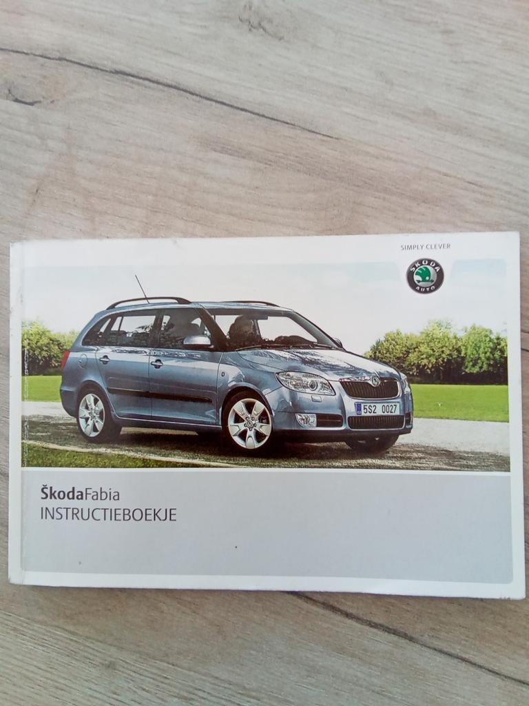 Instructieboekje Skoda Fabia - Origineel, Auto diversen, Handleidingen en Instructieboekjes, Ophalen of Verzenden