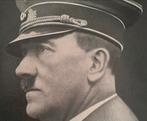 Oude foto van Hitler met stempel en postzegel, Ophalen of Verzenden, Overige soorten, Duitsland, Foto of Poster