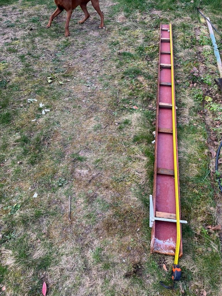 H-balken 330x15cm en 238x10cm - Gebruikt, Doe-het-zelf en Verbouw, Metalen, Ophalen, Gebruikt, IJzer