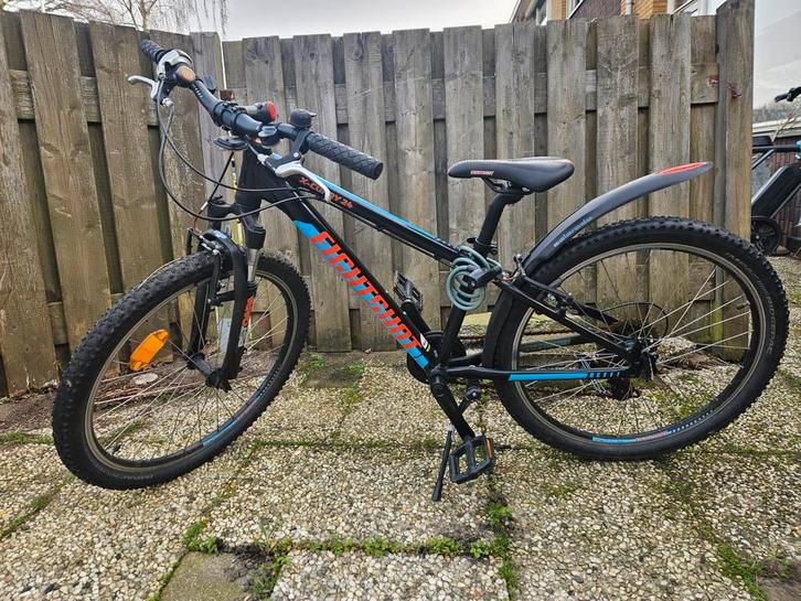 Jongensfiets 24 inch - Fightshot, Fietsen en Brommers, Fietsen | Jongens, Gebruikt, 24 inch, Versnellingen, Ophalen