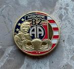 US Army 82nd airborne division coin, Verzamelen, Ophalen of Verzenden, Landmacht, Amerika, Embleem of Badge