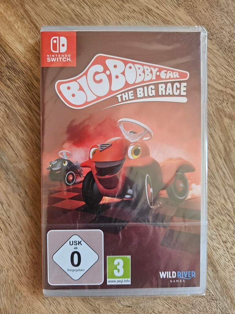 Big Bobby Car: The Big Race - Nintendo Switch, Spelcomputers en Games, Games | Nintendo Switch, 1 speler, Racen en Vliegen, Nieuw