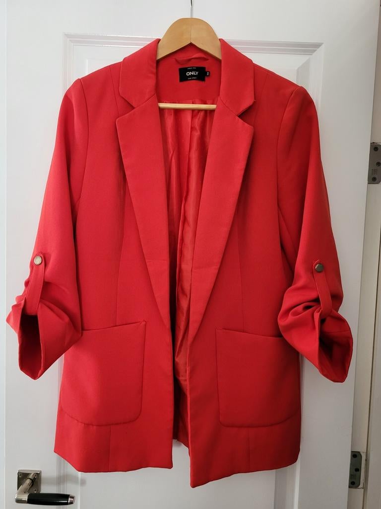 ONLY Rode Blazer Maat 38, Maat 38/40 (M), Ophalen of Verzenden, Jasje, Rood