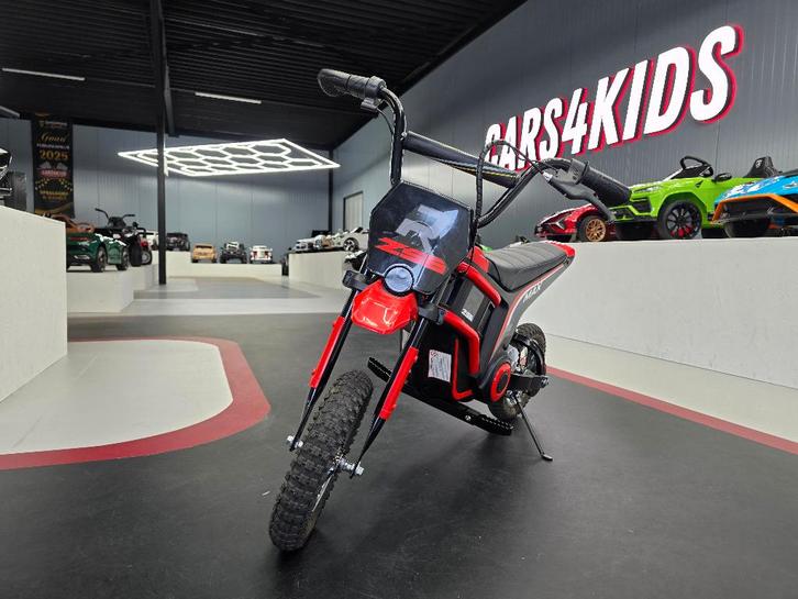 Kinder Crossmotor 24 volt - leren zit - tot 16km, Kinderen en Baby's, Speelgoed | Speelgoedvoertuigen, Nieuw, Ophalen of Verzenden