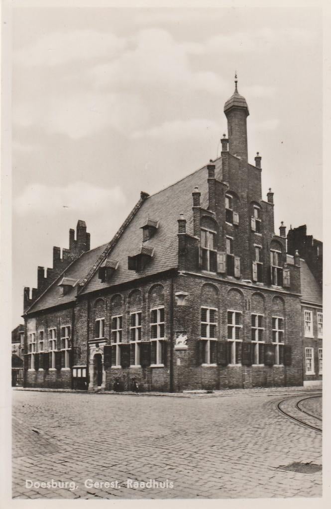 doesburg- raadhuis, Ophalen of Verzenden, 1940 tot 1960