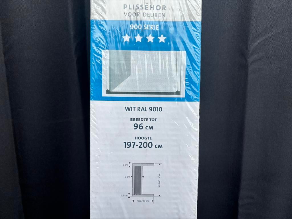 Bruynzeel Plisse Hordeur - Afmetingen 96x200cm (**NIEUW**), Ophalen, Bruynzeel, 80 tot 100 cm, Amsterdam