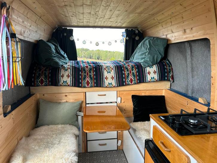 Off-grid professioneel omgebouwde camperbus L2H2, Caravans en Kamperen, Campers, Particulier, tot en met 3, Buscamper of Camperbus