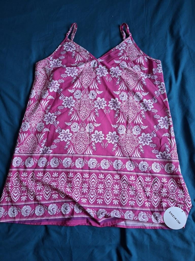Leuke roze zomerjurkje maat 1XL !!, Kleding | Dames, Maat 46/48 (XL) of groter, Nieuw, Ophalen of Verzenden, Roze
