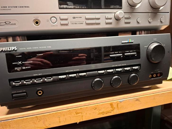 Diverse Philips receivers in 1 koop, Audio, Tv en Foto, Versterkers en Receivers, Gebruikt, 60 tot 120 watt, Marantz, Ophalen