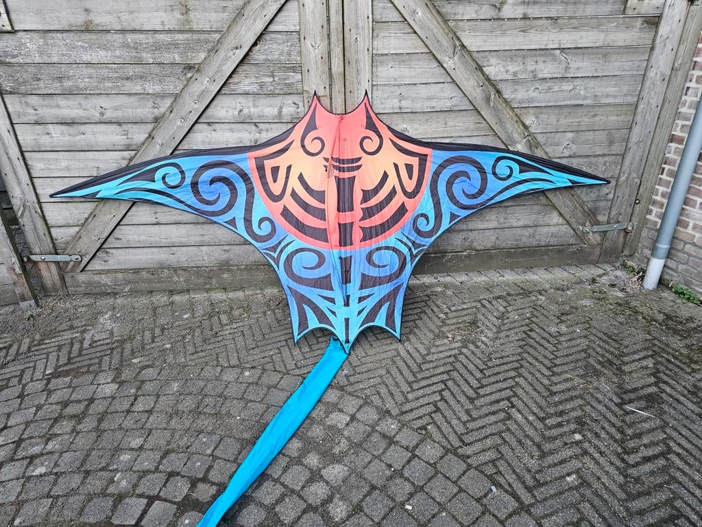 HQ Manta Vlieger - Krachtige en Stabiele Powerkite, Sport en Fitness, Vliegeren, Vierlijns, Gebruikt, Niet van toepassing, Ophalen of Verzenden