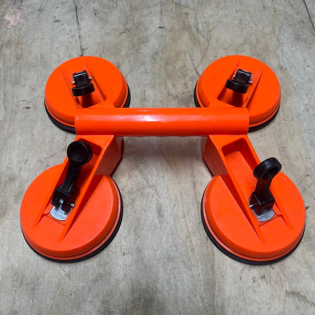 zuignap met 4 zuignappen glaszuignap, Ophalen of Verzenden, Gebruikt