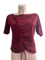 Cora Kemperman shirt S, Zwart, Ophalen of Verzenden, Zo goed als nieuw, Korte mouw